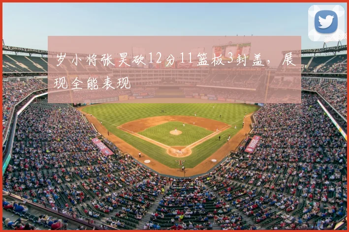岁小将张昊砍12分11篮板3封盖，展现全能表现