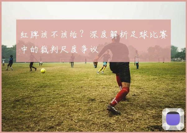 红牌该不该给？深度解析足球比赛中的裁判尺度争议