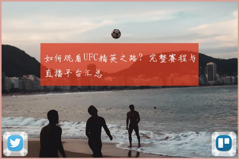 如何观看UFC精英之路?完整赛程与直播平台汇总