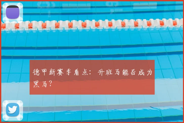 德甲新赛季看点：升班马能否成为黑马？